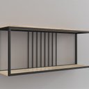 Ver imagem 3 de Rack para TV até 40 Polegadas Aéreo Onix Preto