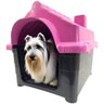 Casinha Pet para Cachorro Gato Conforto e Segurança Casa N3 - Rosa - 1