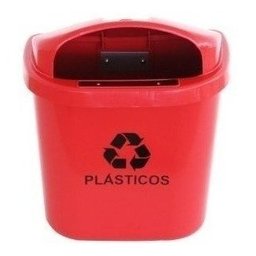 Cesto Individual Coleta Seletiva 40 L Para Poste Ou Parede:Verde - 4