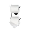 Ver imagem 2 de Suporte Para Rolo De Papel Higiênico Com Dupla Face 3M Black