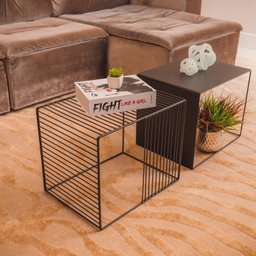 Mesa de Centro Murilo Estilo Industrial Ambiente Principal Escritório - 1