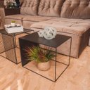Ver imagem 5 de Mesa de Centro Murilo Estilo Industrial Ambiente Principal Escritório Preto