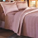 Ver imagem 1 de Jogo de Cama Casal 300 Fios Ponto Cheio Lázio - Linha K Chumbo Grafite/4215