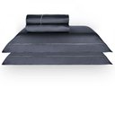 Ver imagem 3 de Jogo de Cama Casal 300 Fios Ponto Cheio Lázio - Linha K Chumbo Grafite/4215