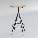 Ver imagem 4 de Mesa Bistrô Estilo Industrial Eiffel Preto