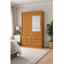 Ver imagem 1 de Guarda Roupa 6 Gavetas 1 Espelho Central Sunset-grand Line