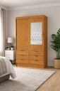 Ver imagem 1 de Guarda Roupa 6 Gavetas 1 Espelho Central Sunset-grand Line