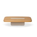 Ver imagem 2 de Mesa Centro para Sala de Estar 120cm Book Marrom Mel