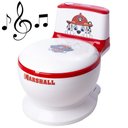 Ver imagem 1 de Penico Infantil Privadinha Vaso Sanitário Troninho Musical com Som de Descarga Patrulha Canina Verme