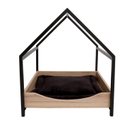 Ver imagem 1 de Casa Pet Cat/Dog Porte Pequeno Est Cx Preto/Amadeirado