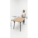 Ver imagem 5 de Conjunto Sala de Jantar 4 Cadeiras 120x80cm