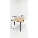 Ver imagem 3 de Conjunto Sala de Jantar 4 Cadeiras 120x80cm