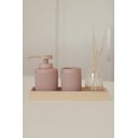 Ver imagem 5 de Porta Sabonete Líquido Canelado em Cimento Pink - 150ml