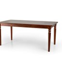 Ver imagem 1 de Mesa Sabrina 1820x910 Tampo Madeira Marrom/Nozes