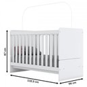 Ver imagem 4 de Quarto de Bebê Completo Thaiany 2 Portas 6 Gavetas Ie02 Branco - Bci Móveis