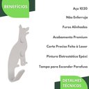 Ver imagem 3 de Gancho De Parede Decorativo Pendurador De Bolsa Roupa C.B