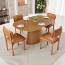 Ver imagem 1 de Kit 04 Cadeiras para Sala de Jantar Cozinha Living Estofada Dara L02 Couríssimo Whisky - Lyam Decor