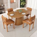 Ver imagem 3 de Kit 04 Cadeiras para Sala de Jantar Cozinha Living Estofada Dara L02 Couríssimo Whisky - Lyam Decor