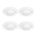 Ver imagem 1 de Jogo C-4 Pratos Cristal Transparente Pearl Wolff 14cm