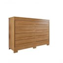Ver imagem 2 de Cômoda Califórnia 8 Gavetas 100% Mdf Cinamomo - Benetil