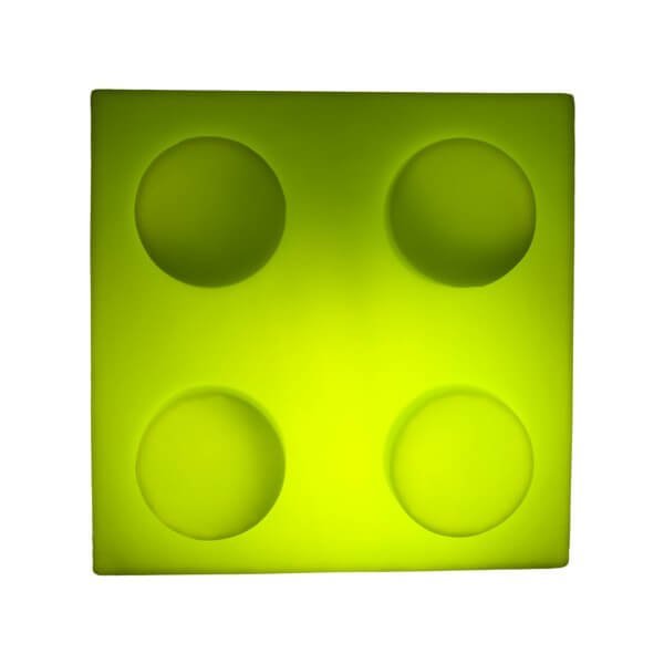 Luminaria Bloco - Verde - 3