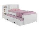 Ver imagem 2 de Cama Solteiro Milênio com Auxiliar 100% Mdf Branco - D Doro