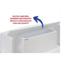 Ver imagem 5 de Cama Solteiro Milênio com Auxiliar 100% Mdf Branco - D Doro