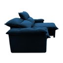 Ver imagem 7 de Sofá Retrátil Reclinável Paris 150cm Suede Velut com Molas no Assento - King House