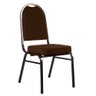 Cadeira para Hotel e Auditório Linha Hotel Marrom - 1