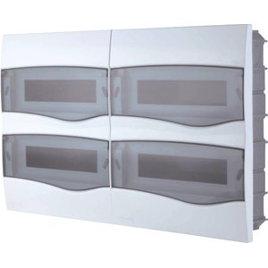 Quadro de Distribuição de Embutir 48 Din ou 32 Nema Tramontina com Porta Transparente Tramontina