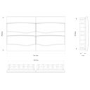 Ver imagem 2 de Quadro de Distribuição de Embutir 48 Din ou 32 Nema Tramontina com Porta Transparente Tramontina