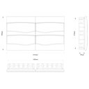 Ver imagem 3 de Quadro de Distribuição de Embutir 48 Din ou 32 Nema Tramontina com Porta Transparente Tramontina
