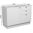 Ver imagem 6 de Cozinha Compacta 3 Peças 6 Portas 3 Gavetas