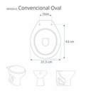 Ver imagem 4 de Assento Sanitário Poliéster Oval Preto Borboleta Amarela