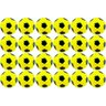 Kit 24x Bola de Vinil Pingo Dente de Leite Futebol - Amarelo - 2