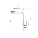 Ver imagem 4 de Torneira Monocomando Cromada com Saída para Água Filtrada Cozinha Área Gourmet Inovartte In53