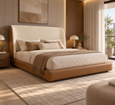 Ver imagem 1 de Conjunto King Cama Japonesa Cabeceira Milano Moderna Luxo Premiun Elegante Divani com Cabeceira em B