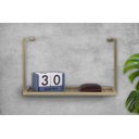 Ver imagem 3 de Nicho Prateleira de Ferro Estilo Industrial Organizador Aço Angra 36x15cm