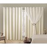 Cortina Blackout PVC 4,00m X 2,80m Com Voil Palha - 3