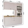 Cozinha Compacta 3 Peças 6 Portas 3 Gavetas Sevilha - 3
