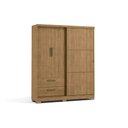 Ver imagem 2 de Guarda Roupa Solteiro 3 Portas (1 de Correr) e 2 Gavetas C533 Branco - Kappesberg