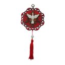 Ver imagem 1 de Adorno Escapulário de Porta Divino Espírito Santo Vermelho 23 Cm