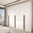 Ver imagem 1 de Guarda-roupa Casal Severo 6 Portas 6 Gavetas - Panorama Móveis