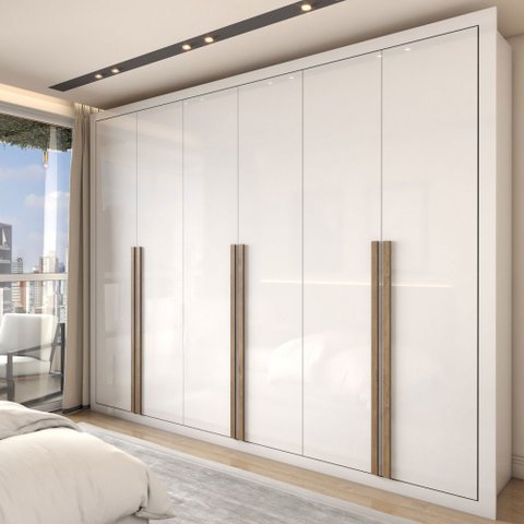 Guarda-roupa Casal Severo 6 Portas 6 Gavetas - Panorama Móveis