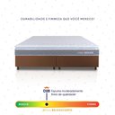 Ver imagem 5 de Conjunto Box Marrom Durban Cinza Espuma D28 King 193x203x57 - King House