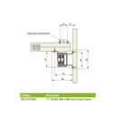 Ver imagem 3 de Ferragem para Mesa de Embutir Tt10/302 Fgvtn Cinza Cromo - 72972063