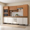 Ver imagem 1 de Cozinha Compacta Modulada 6 Peças sem Tampo Cecília Freijó Off White