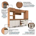 Ver imagem 5 de Cozinha Compacta Modulada 6 Peças sem Tampo Cecília Freijó Off White