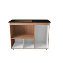 Ver imagem 4 de Balcão para Cooktop Ana 3 Portas com Espaço para Forno: Savana Off White