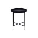 Ver imagem 4 de Mesa Lateral Bandeja Sofá Cama Redonda 40x50cm Média Collie